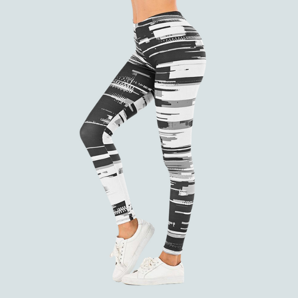 leaf Printing Fitness Slim leggings