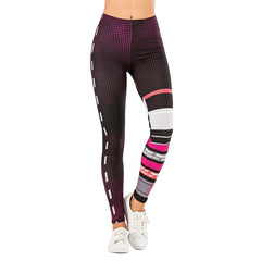 leaf Printing Fitness Slim leggings
