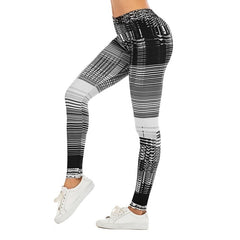 leaf Printing Fitness Slim leggings