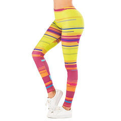 leaf Printing Fitness Slim leggings