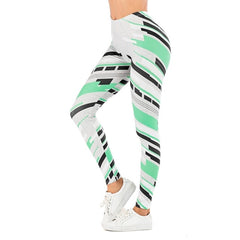leaf Printing Fitness Slim leggings