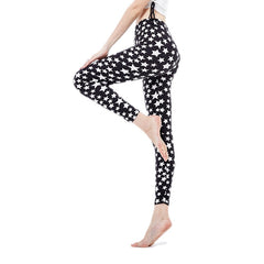 Women Gym Leggings Star Printing