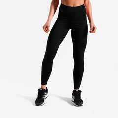 TIGHTS24x7 BLISS Women's Black & Pink High Waist Tights